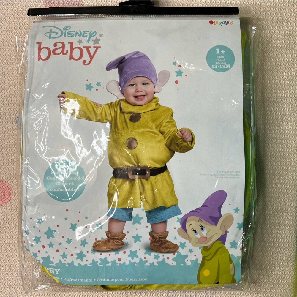 New Baby Girl Snow White dwarf cosplay costume 6-12 M / 12-28 M